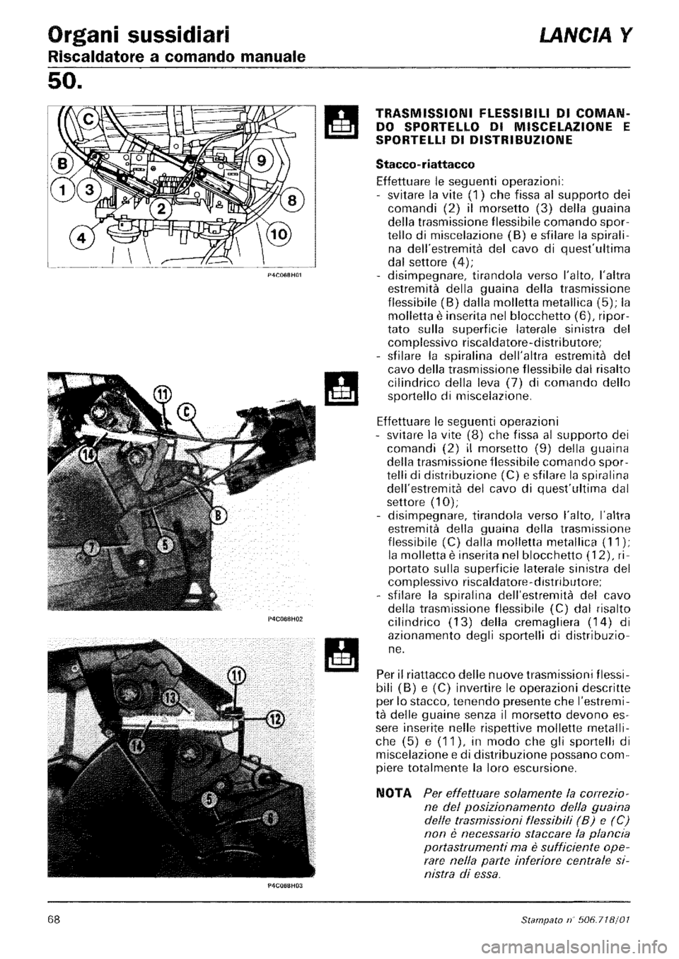 LANCIA Y 1997 Service Repair Manual LANCIA Y 1997 Service Repair Manual