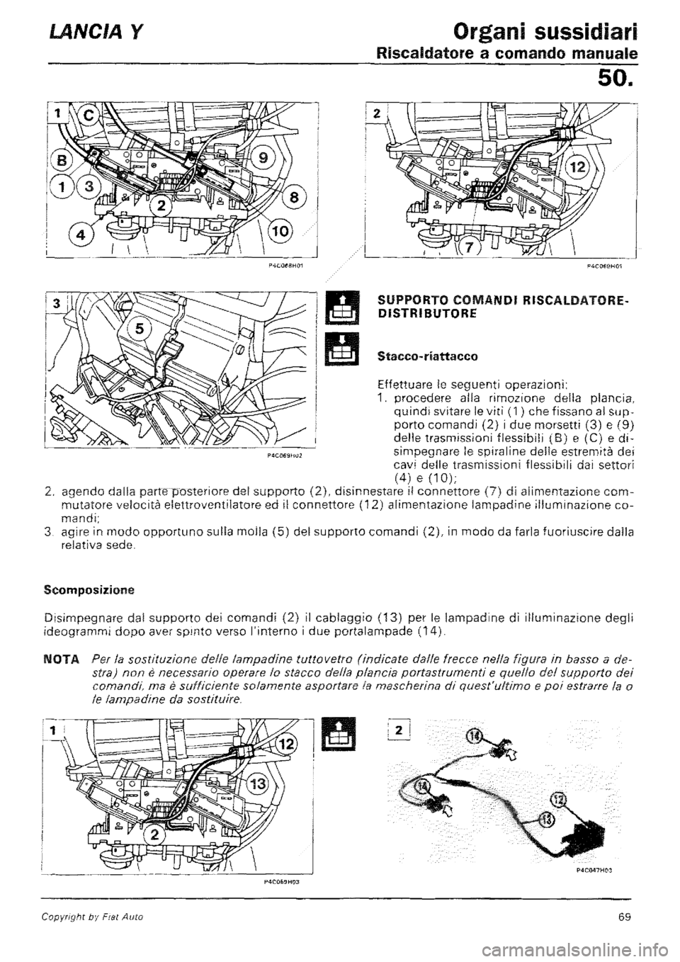 LANCIA Y 1997 Service Repair Manual LANCIA Y 1997 Service Repair Manual