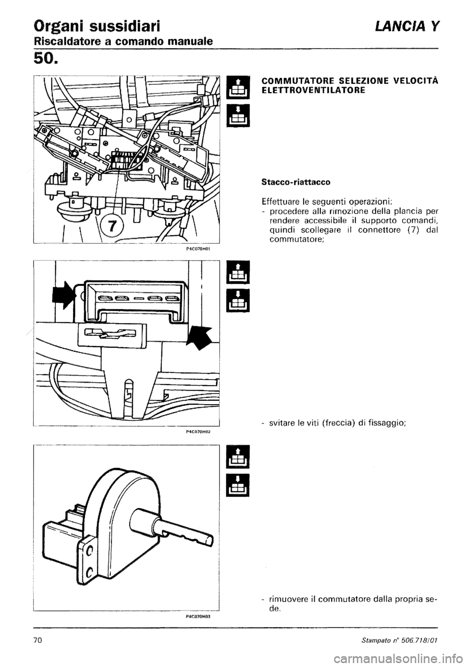 LANCIA Y 1997 Service Repair Manual LANCIA Y 1997 Service Repair Manual