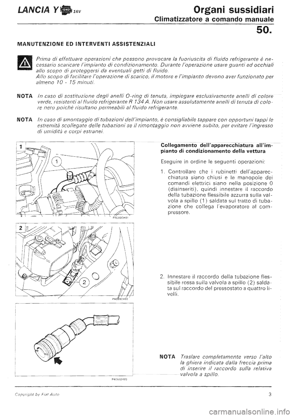 LANCIA Y 1997 Service Repair Manual LANCIA Y 1997 Service Repair Manual