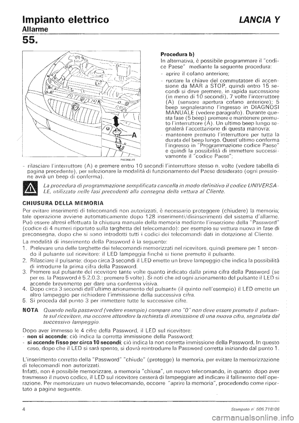 LANCIA Y 1997 Service Repair Manual LANCIA Y 1997 Service Repair Manual