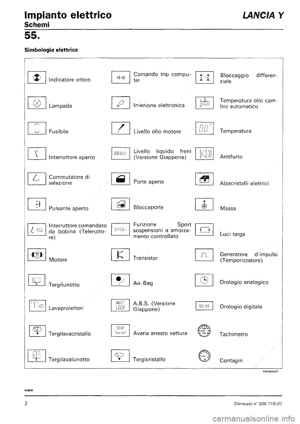 LANCIA Y 1997  Service Repair Manual 