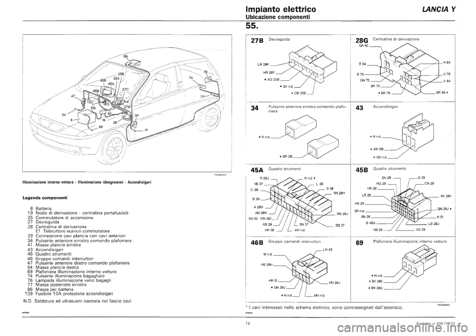 LANCIA Y 1997  Service Repair Manual 
