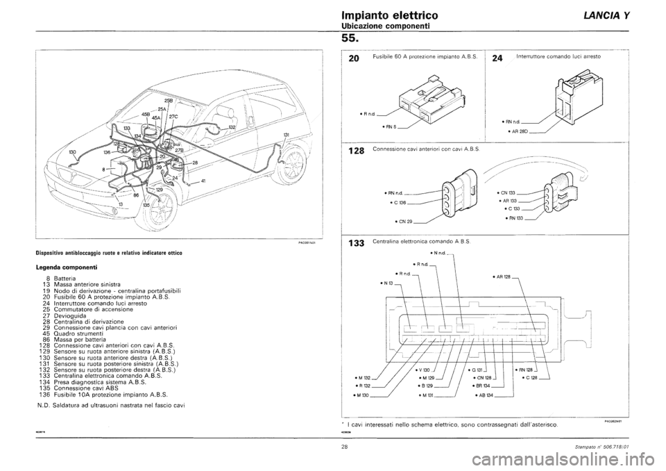 LANCIA Y 1997  Service Repair Manual 