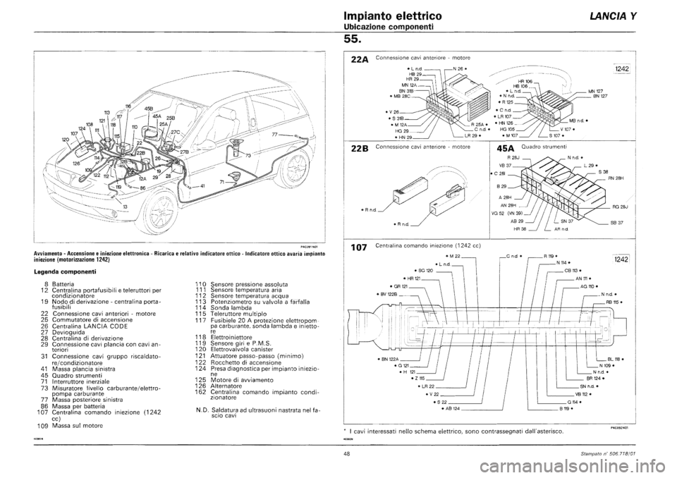 LANCIA Y 1997 Service Repair Manual LANCIA Y 1997 Service Repair Manual