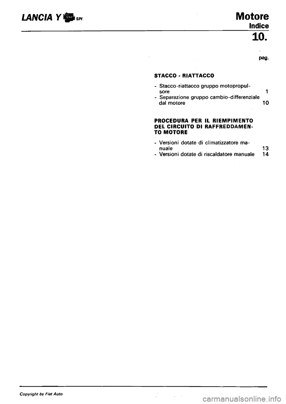 LANCIA Y 1997  Service Manual PDF 
