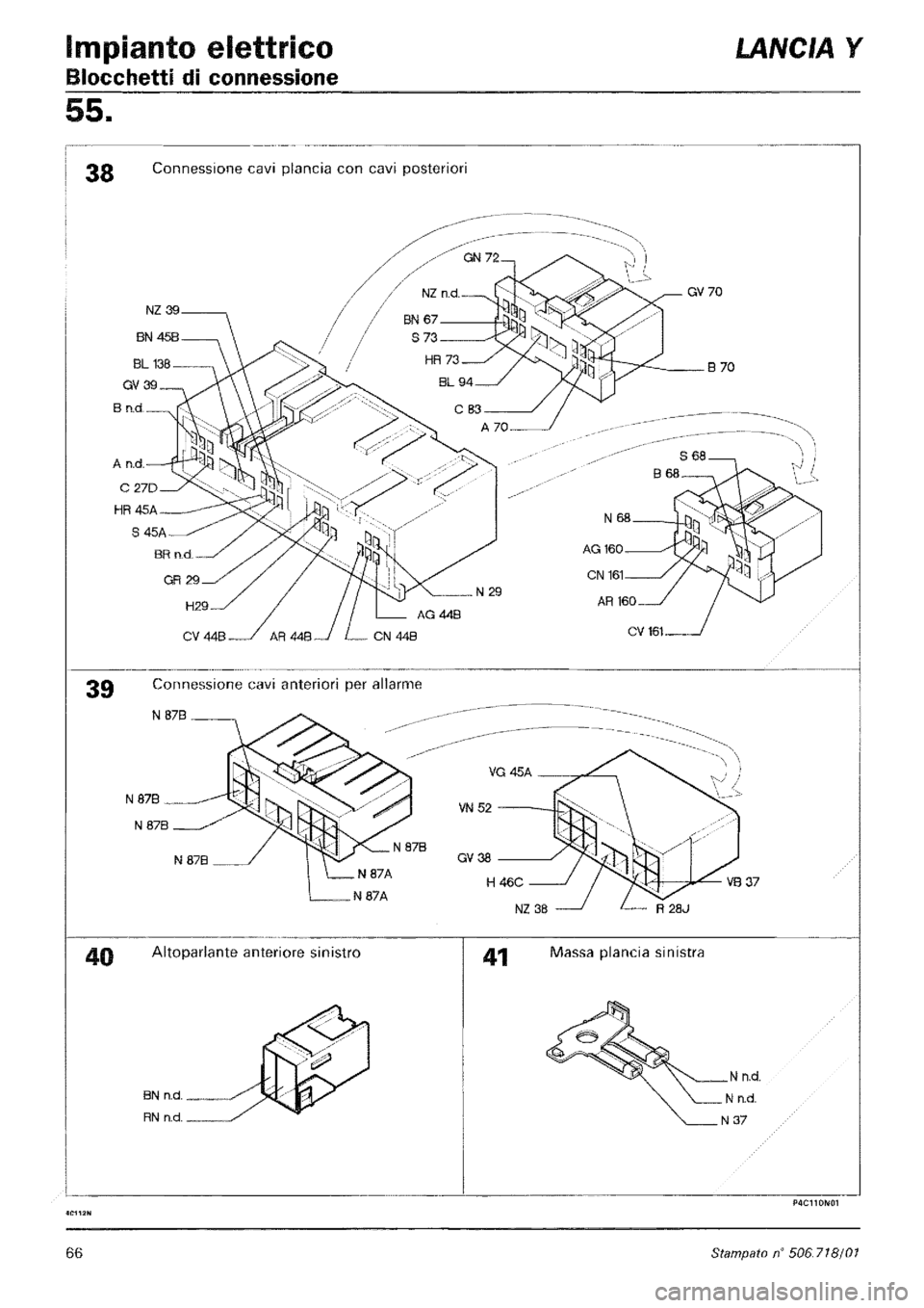 LANCIA Y 1997 Service Repair Manual LANCIA Y 1997 Service Repair Manual