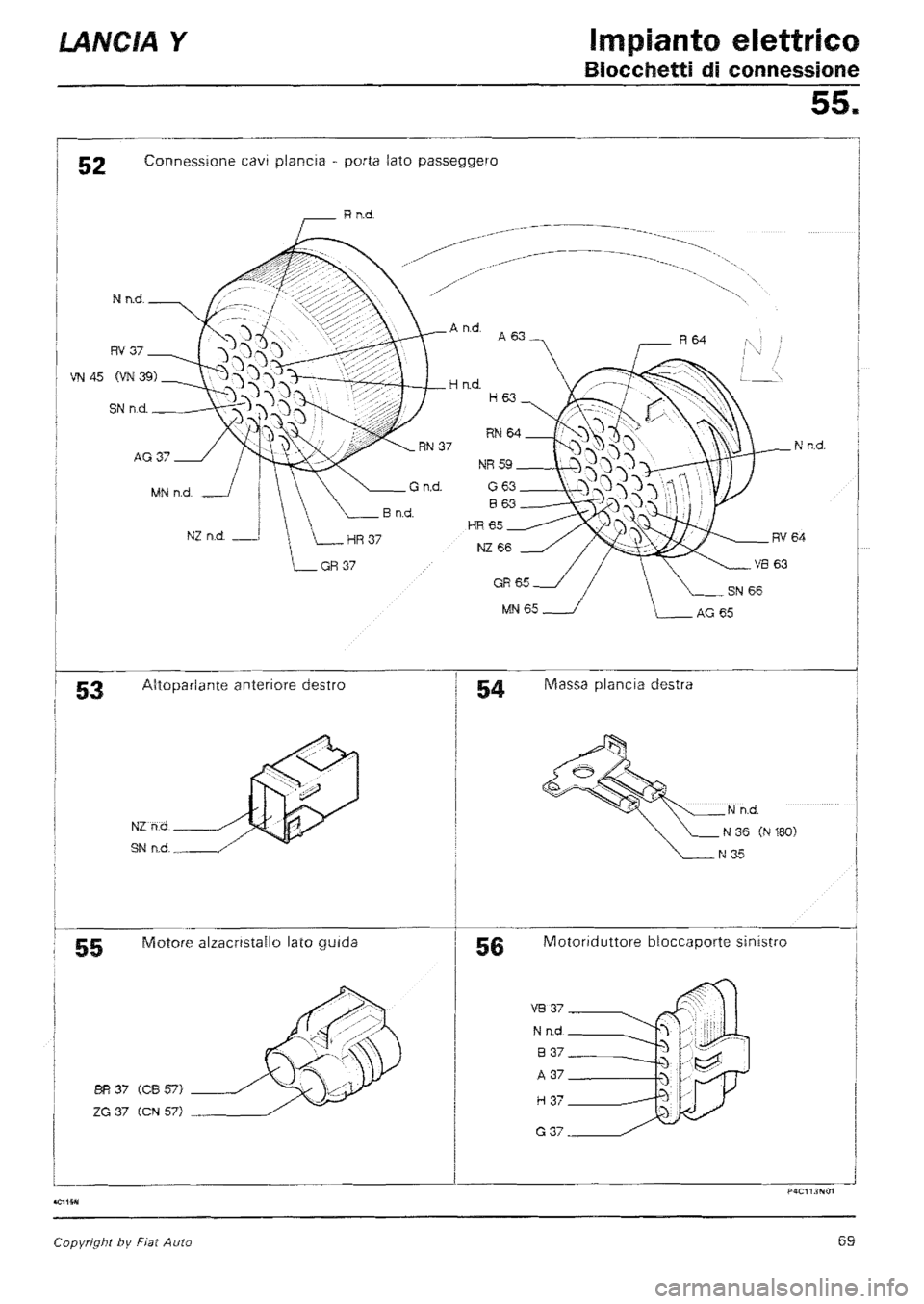 LANCIA Y 1997 Service Repair Manual LANCIA Y 1997 Service Repair Manual