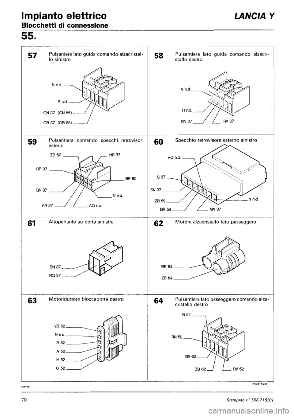 LANCIA Y 1997 Service Repair Manual LANCIA Y 1997 Service Repair Manual