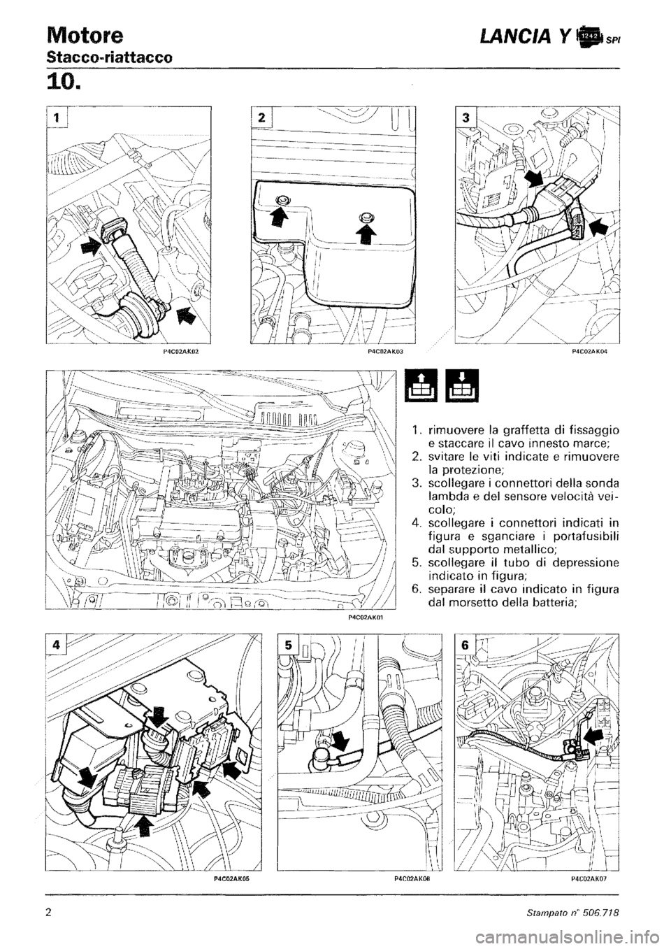 LANCIA Y 1997  Service Manual PDF 