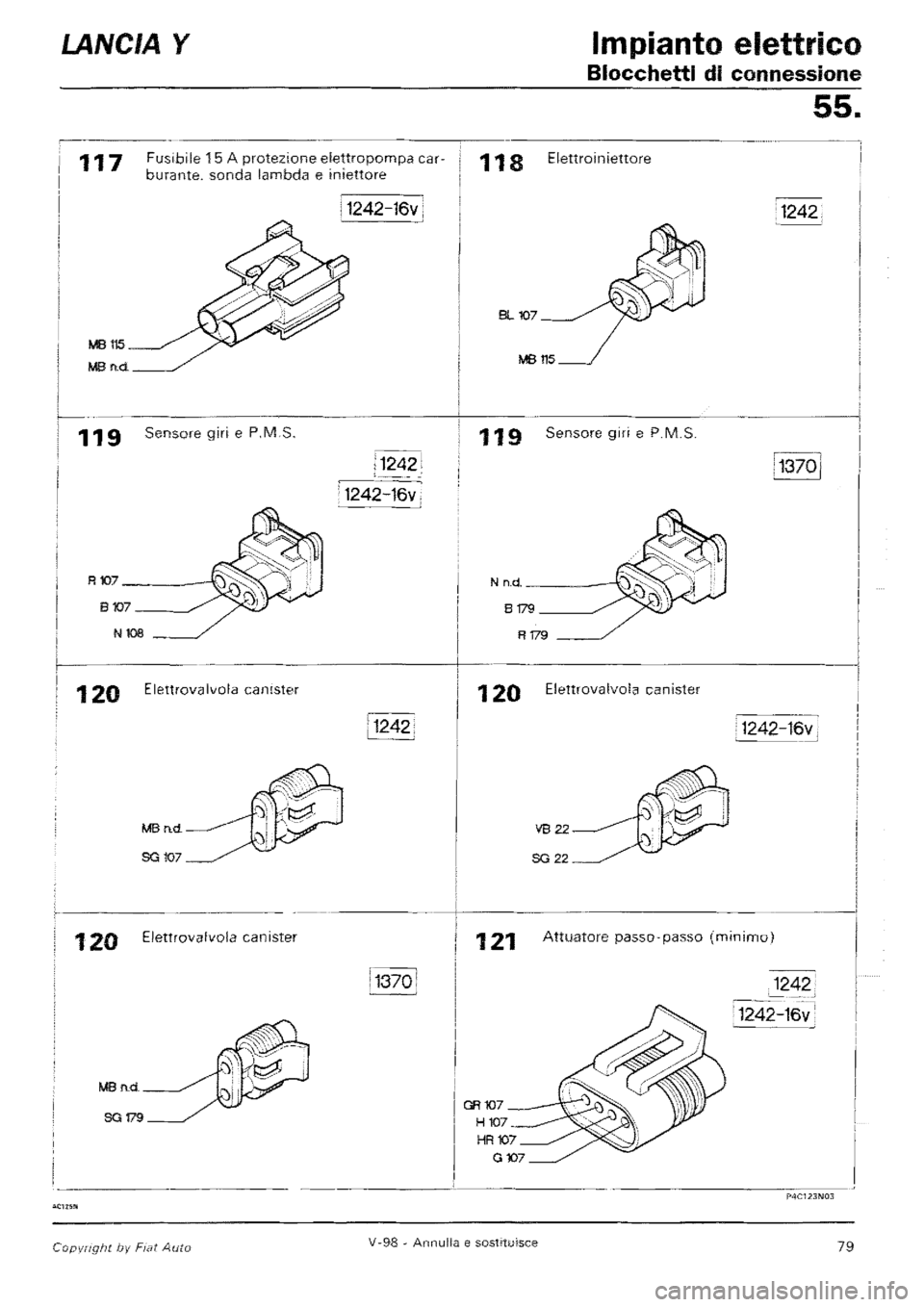 LANCIA Y 1997 Service Repair Manual LANCIA Y 1997 Service Repair Manual