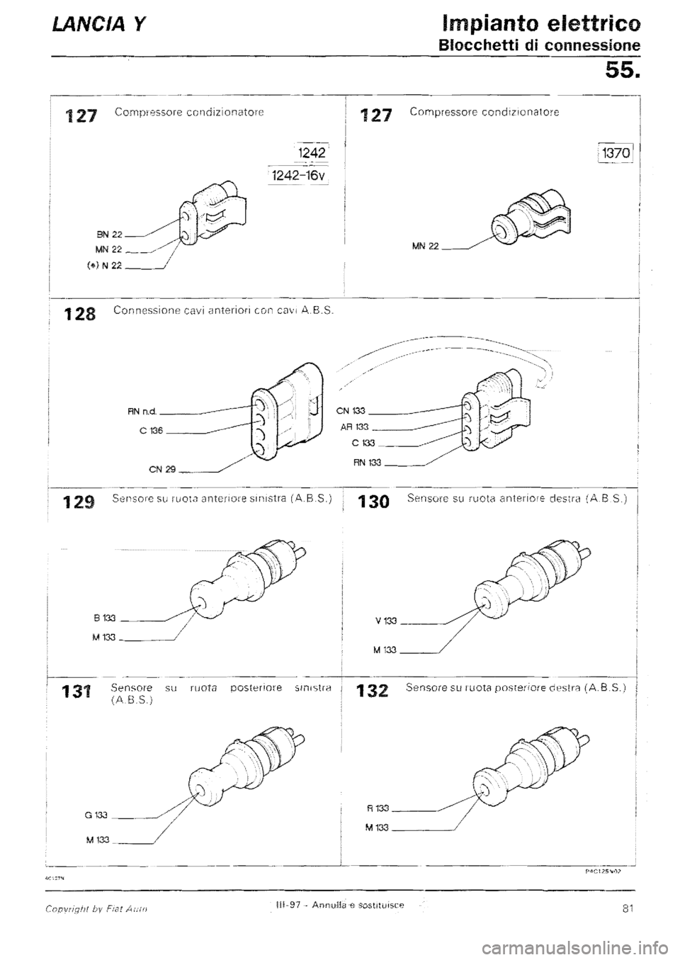 LANCIA Y 1997  Service Repair Manual 
