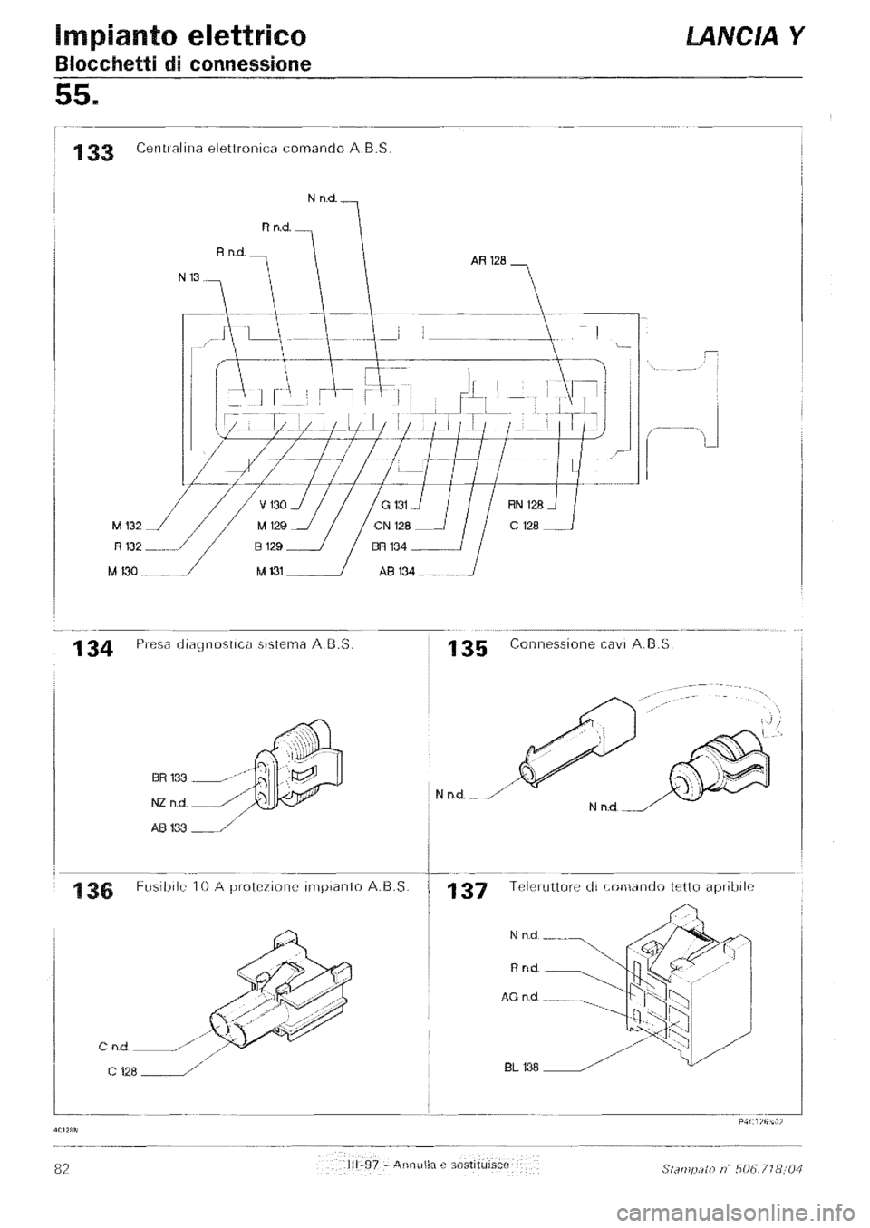 LANCIA Y 1997  Service Repair Manual 