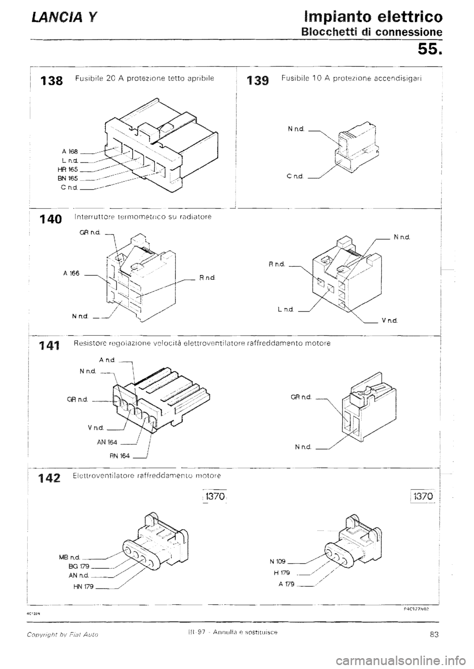 LANCIA Y 1997  Service Repair Manual 