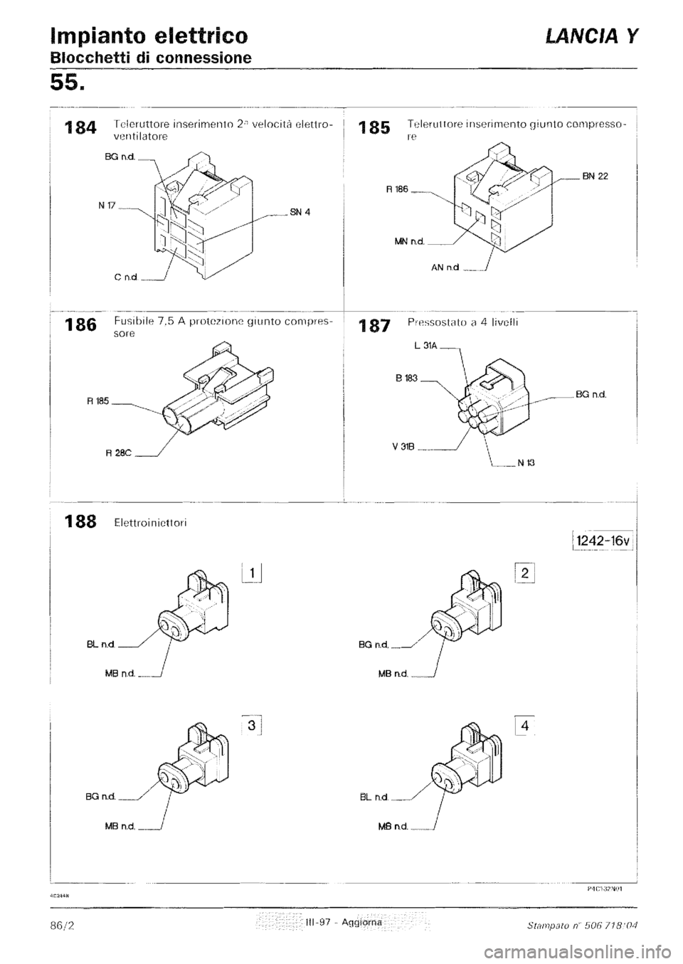 LANCIA Y 1997  Service Repair Manual 
