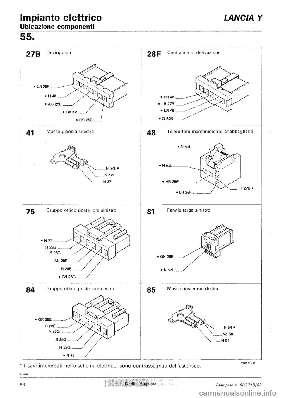 LANCIA Y 1997  Service Repair Manual 