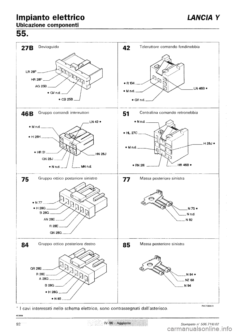LANCIA Y 1997  Service Repair Manual 