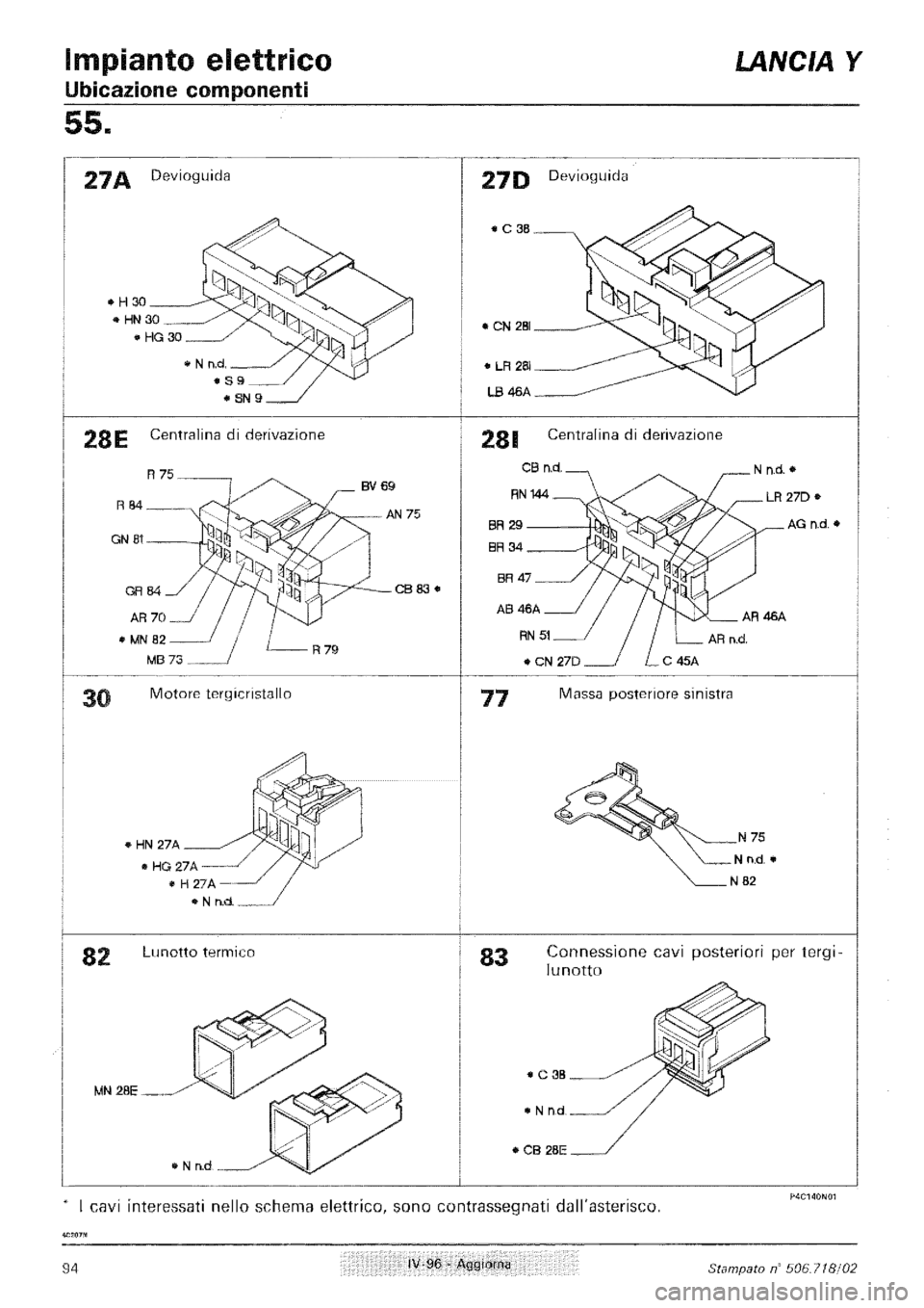 LANCIA Y 1997  Service Repair Manual 
