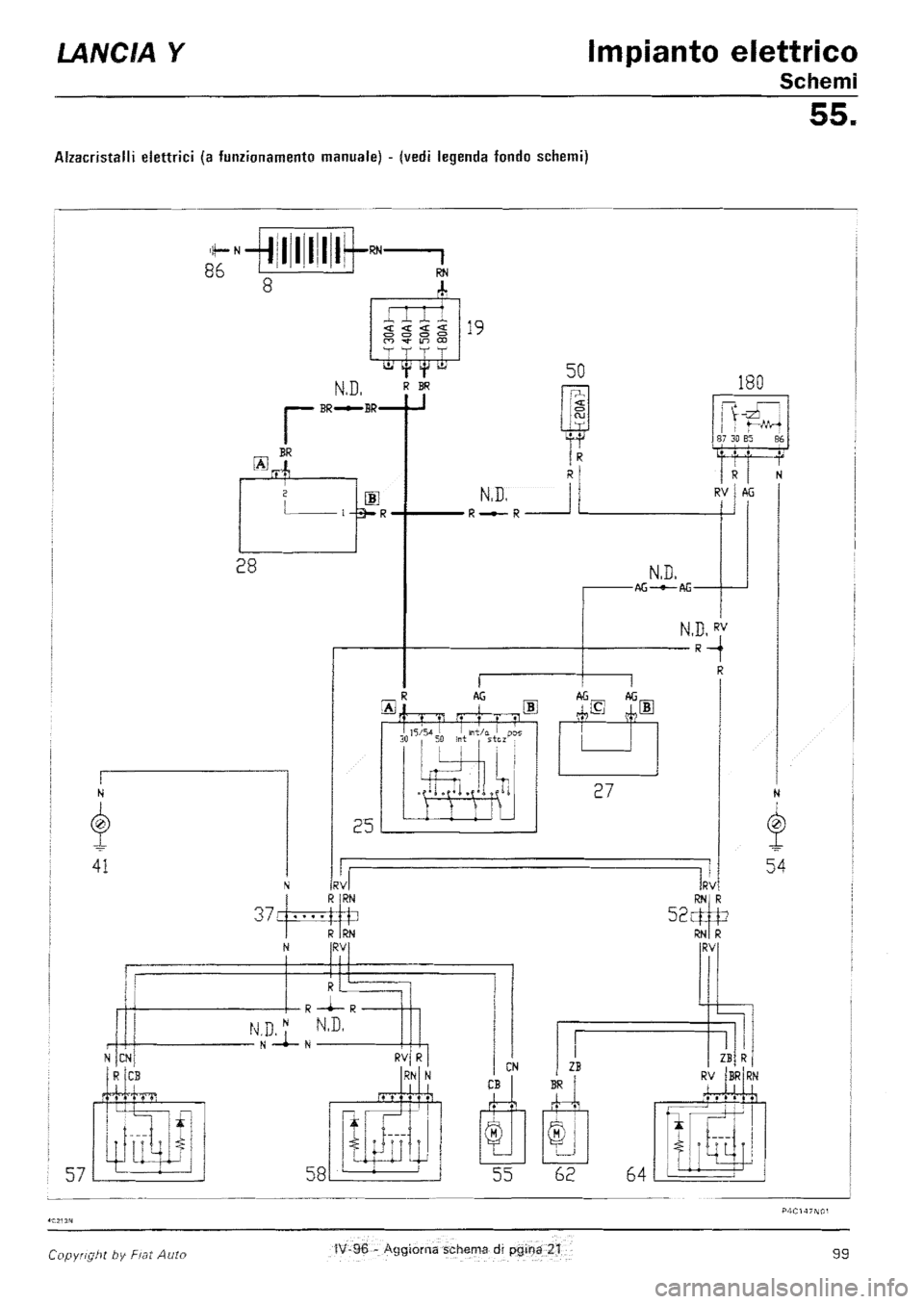 LANCIA Y 1997 Service Repair Manual LANCIA Y 1997 Service Repair Manual