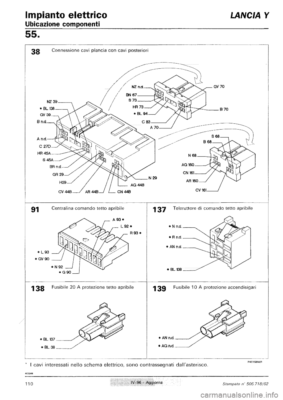 LANCIA Y 1997  Service Repair Manual 