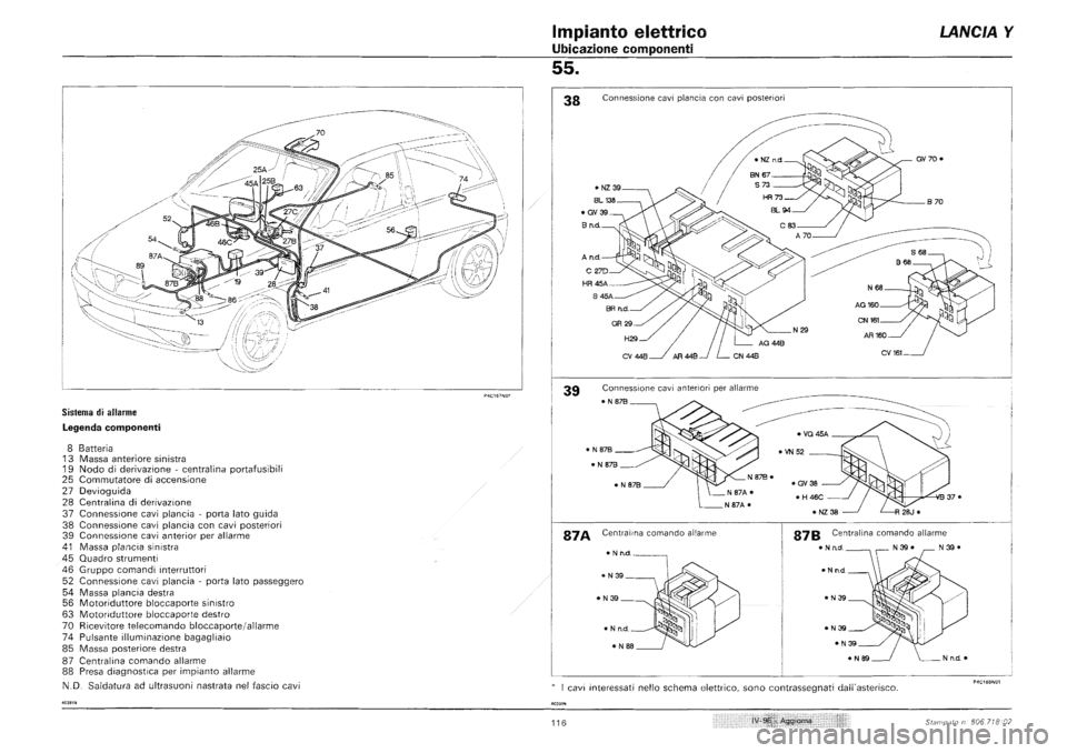 LANCIA Y 1997  Service Repair Manual 