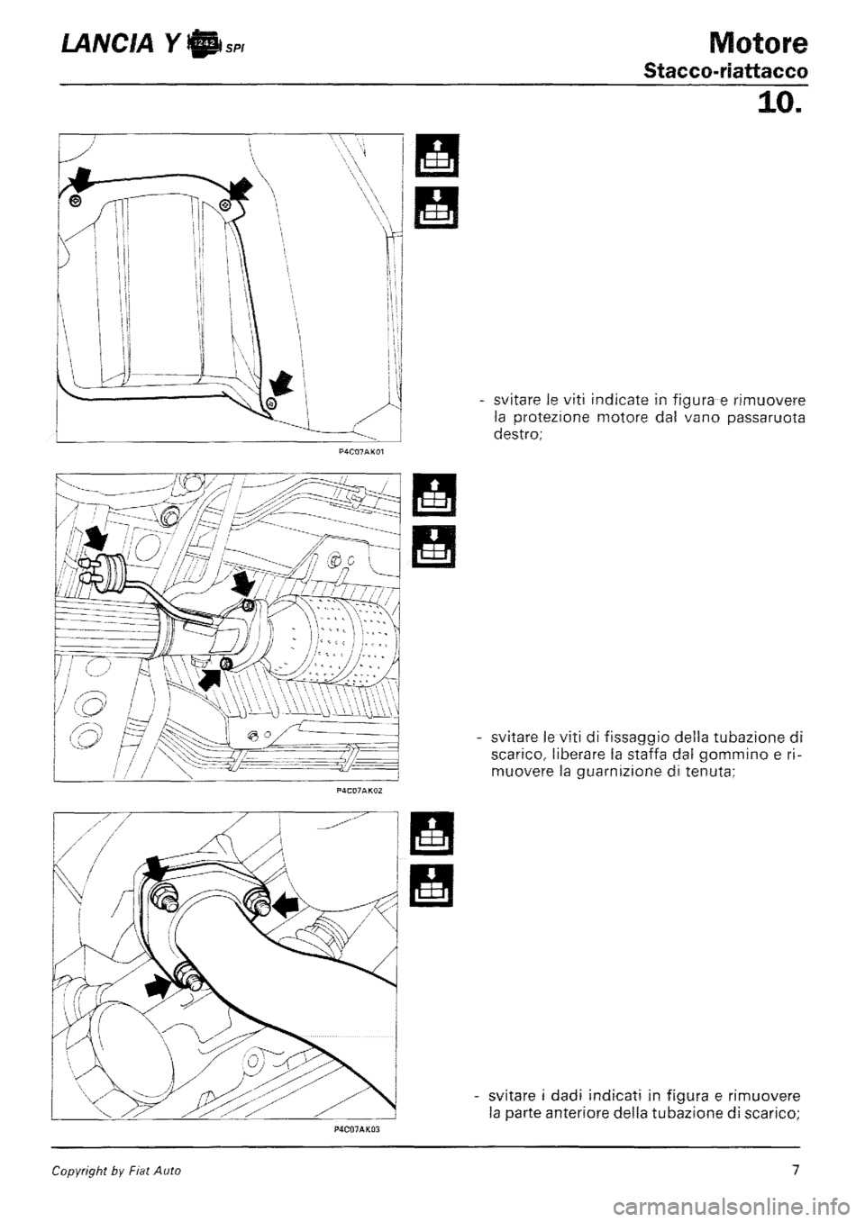 LANCIA Y 1997 Service Manual Online LANCIA Y 1997 Service Manual Online