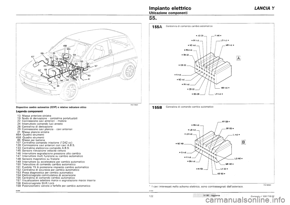 LANCIA Y 1997  Service Repair Manual 