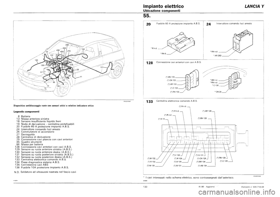 LANCIA Y 1997  Service Repair Manual 