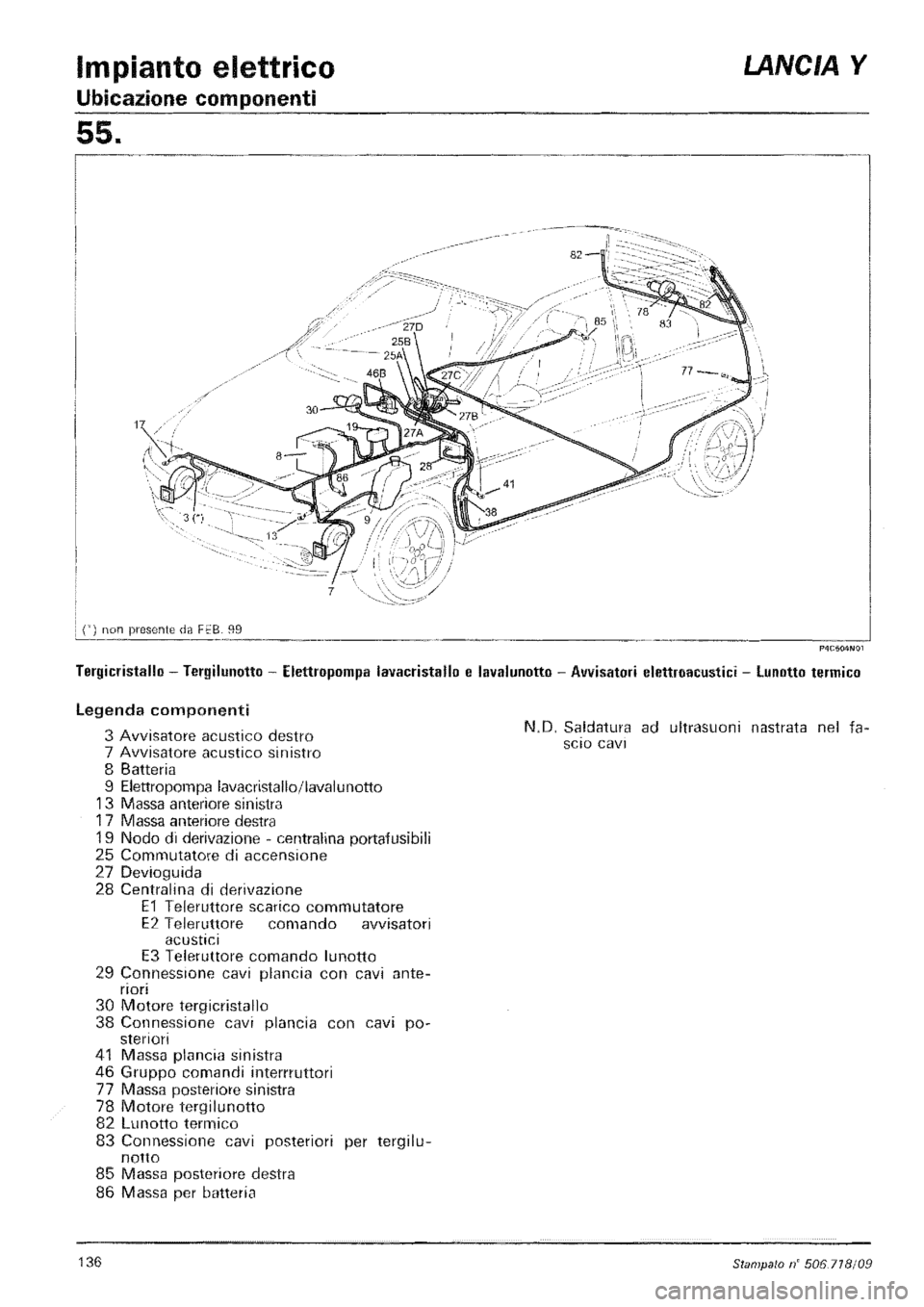 LANCIA Y 1997  Service Repair Manual 
