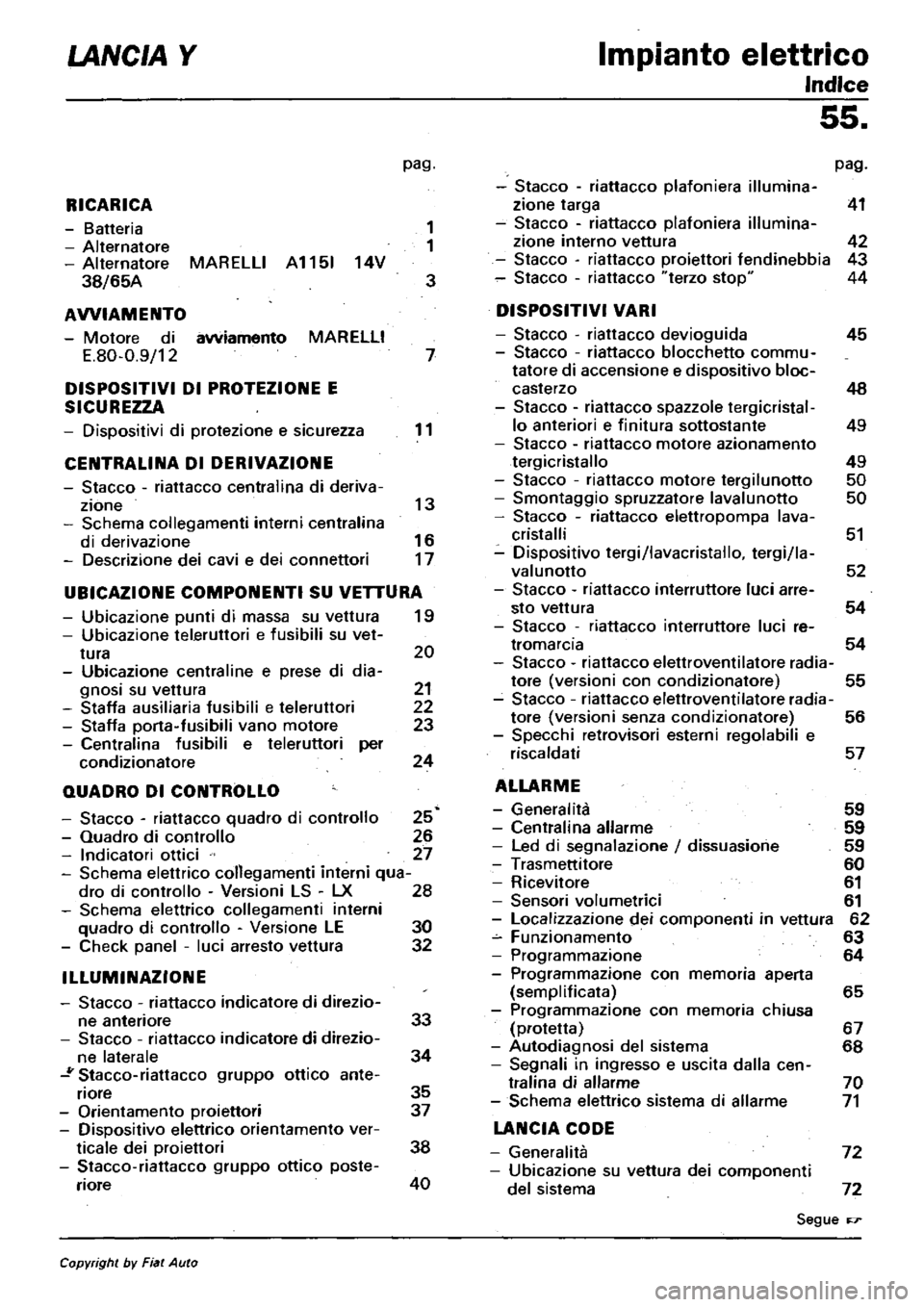 LANCIA Y 1997  Service Repair Manual 