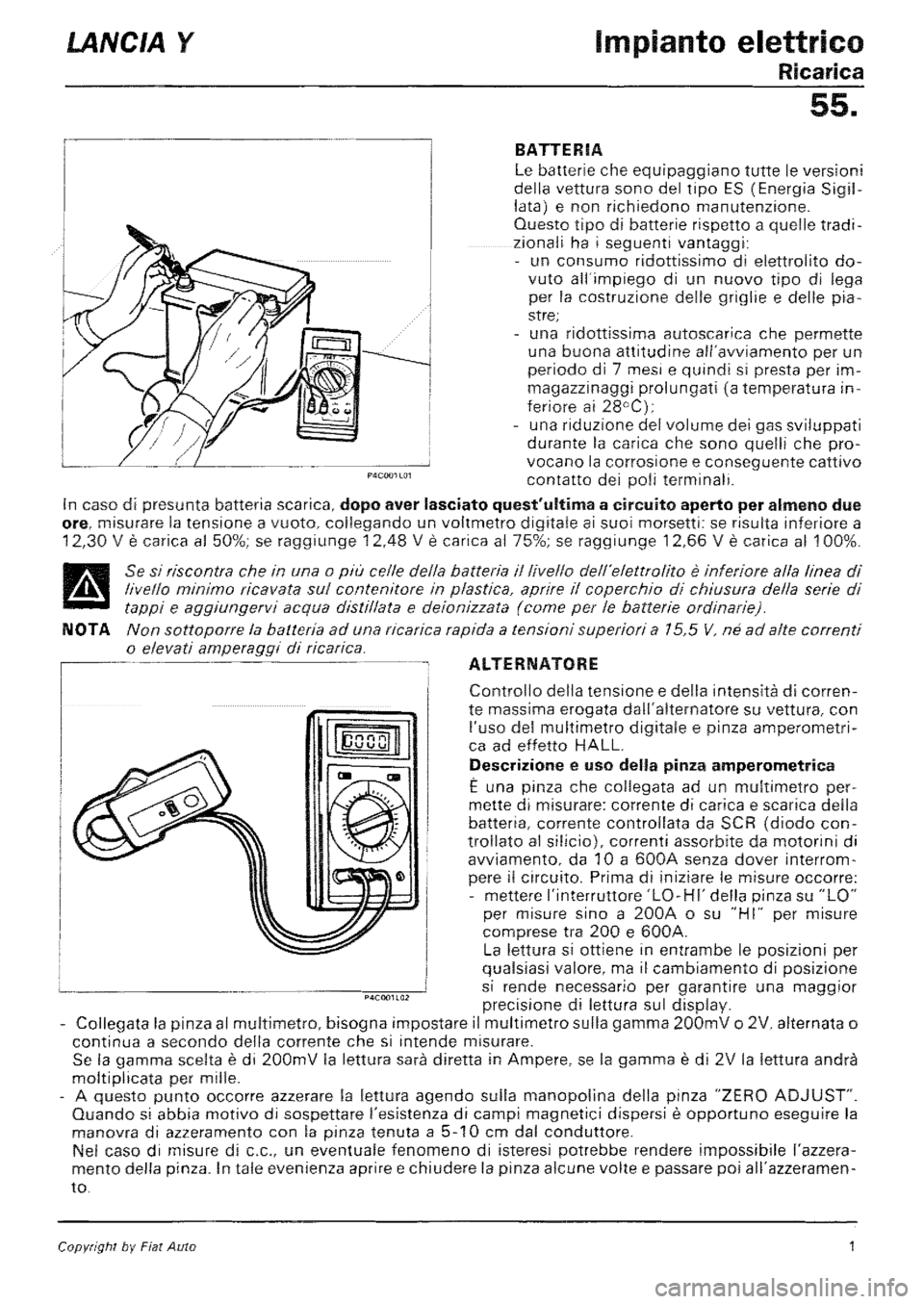 LANCIA Y 1997  Service Repair Manual 