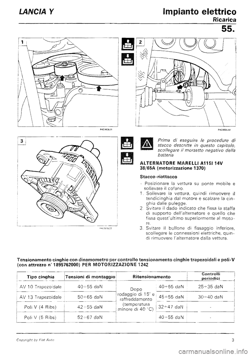 LANCIA Y 1997  Service Repair Manual 