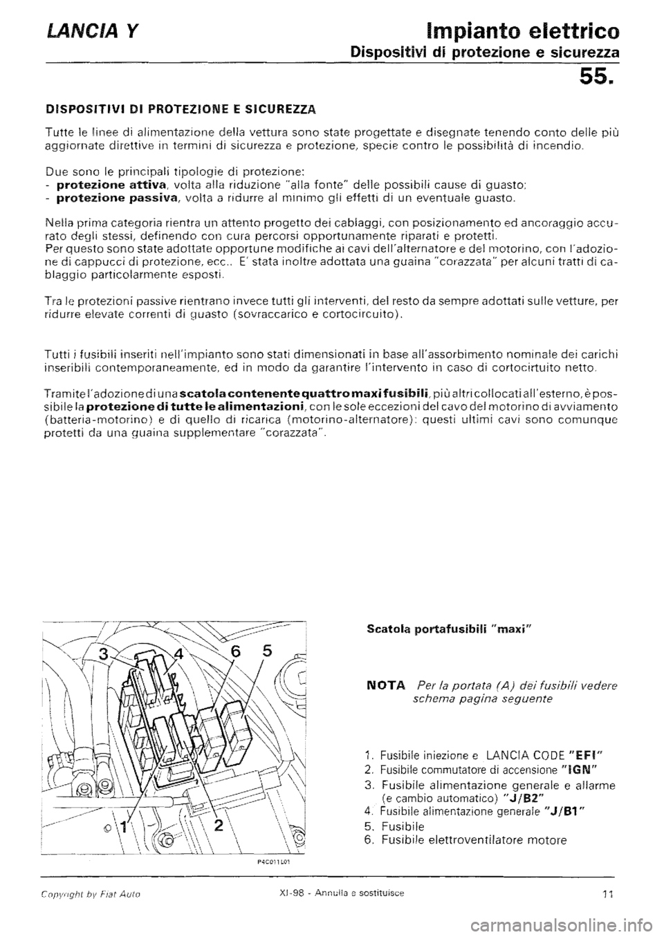 LANCIA Y 1997  Service Repair Manual 