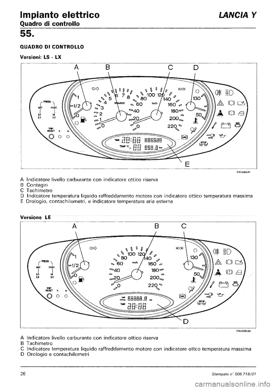 LANCIA Y 1997  Service Repair Manual 