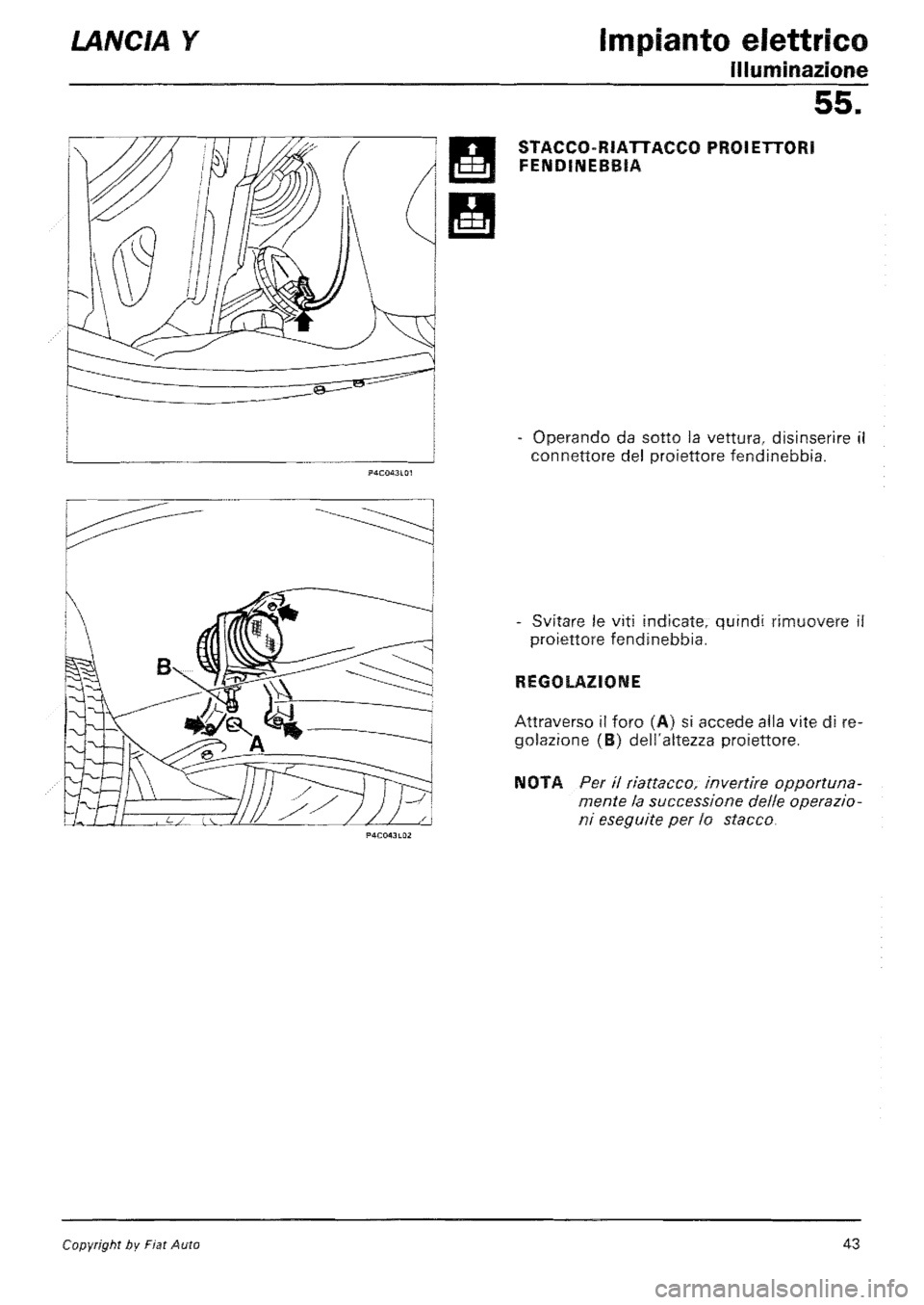 LANCIA Y 1997  Service Repair Manual 