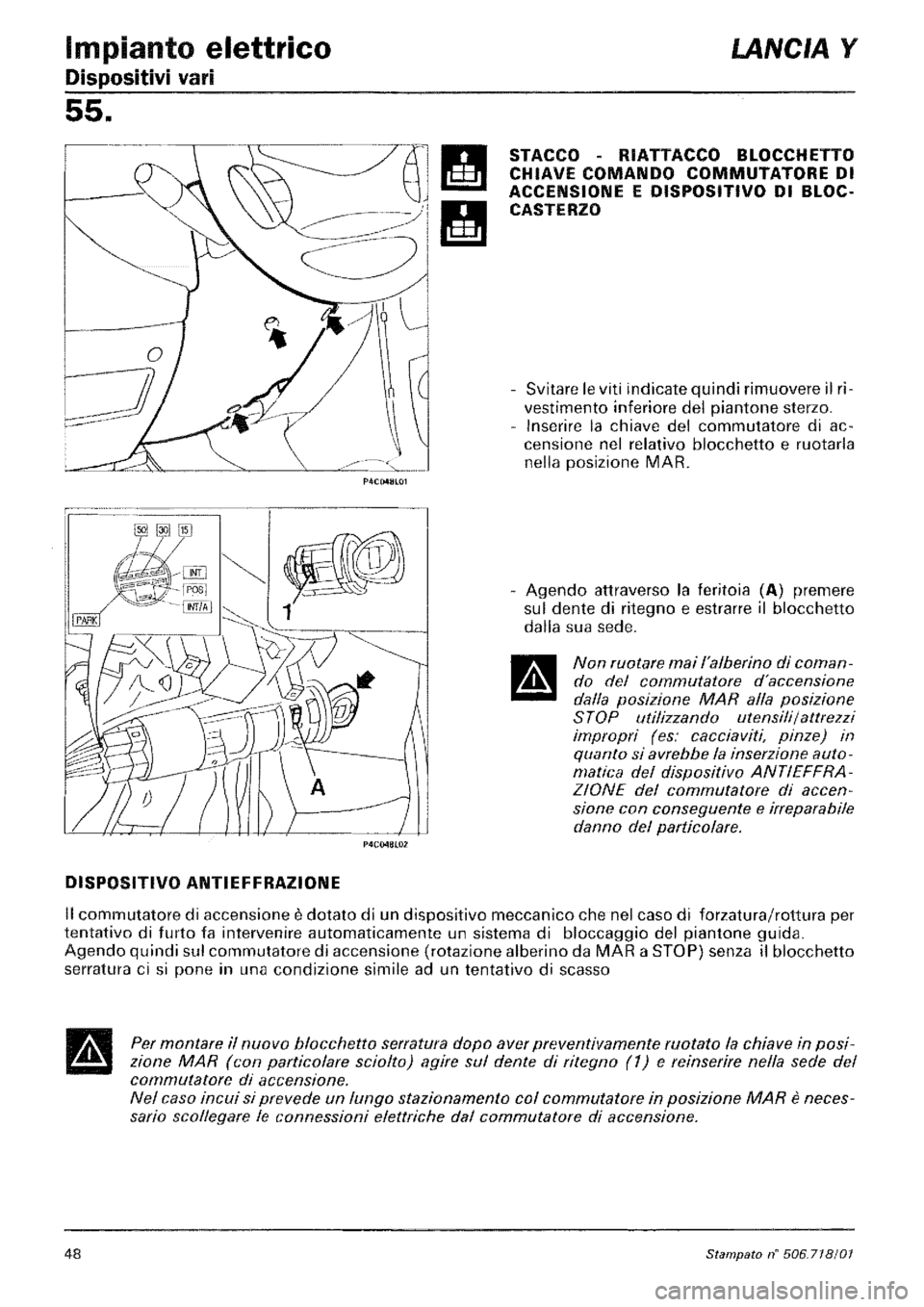 LANCIA Y 1997  Service Repair Manual 