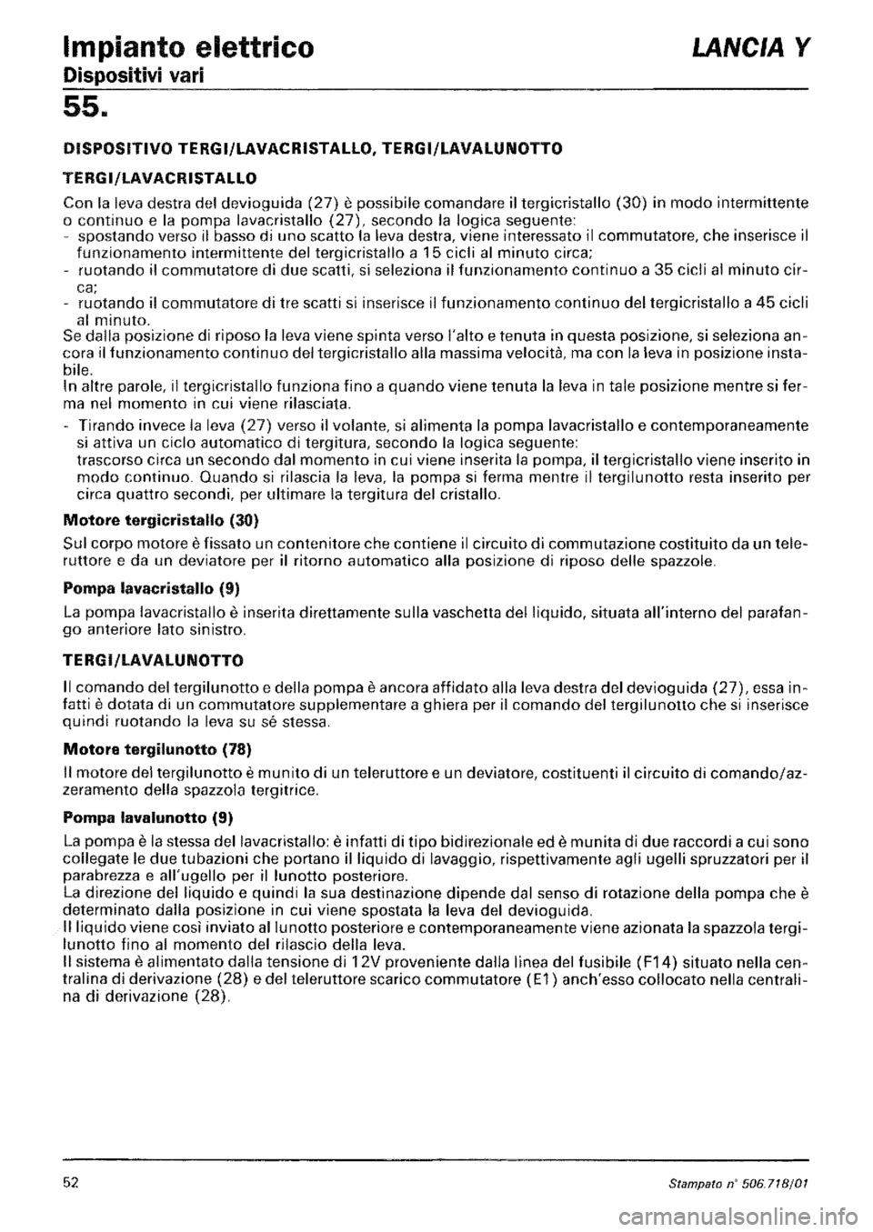 LANCIA Y 1997  Service Repair Manual 