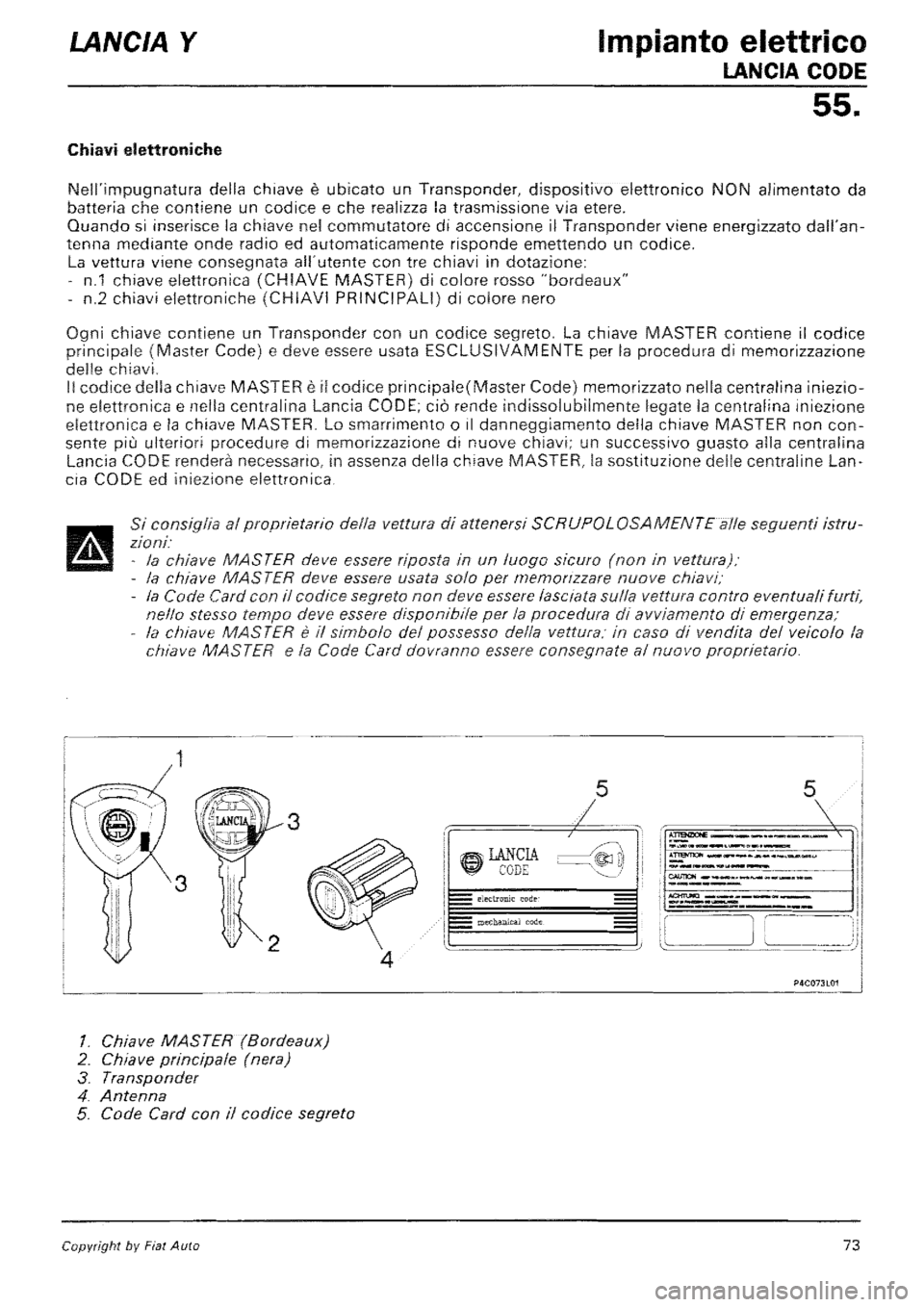 LANCIA Y 1997  Service Repair Manual 