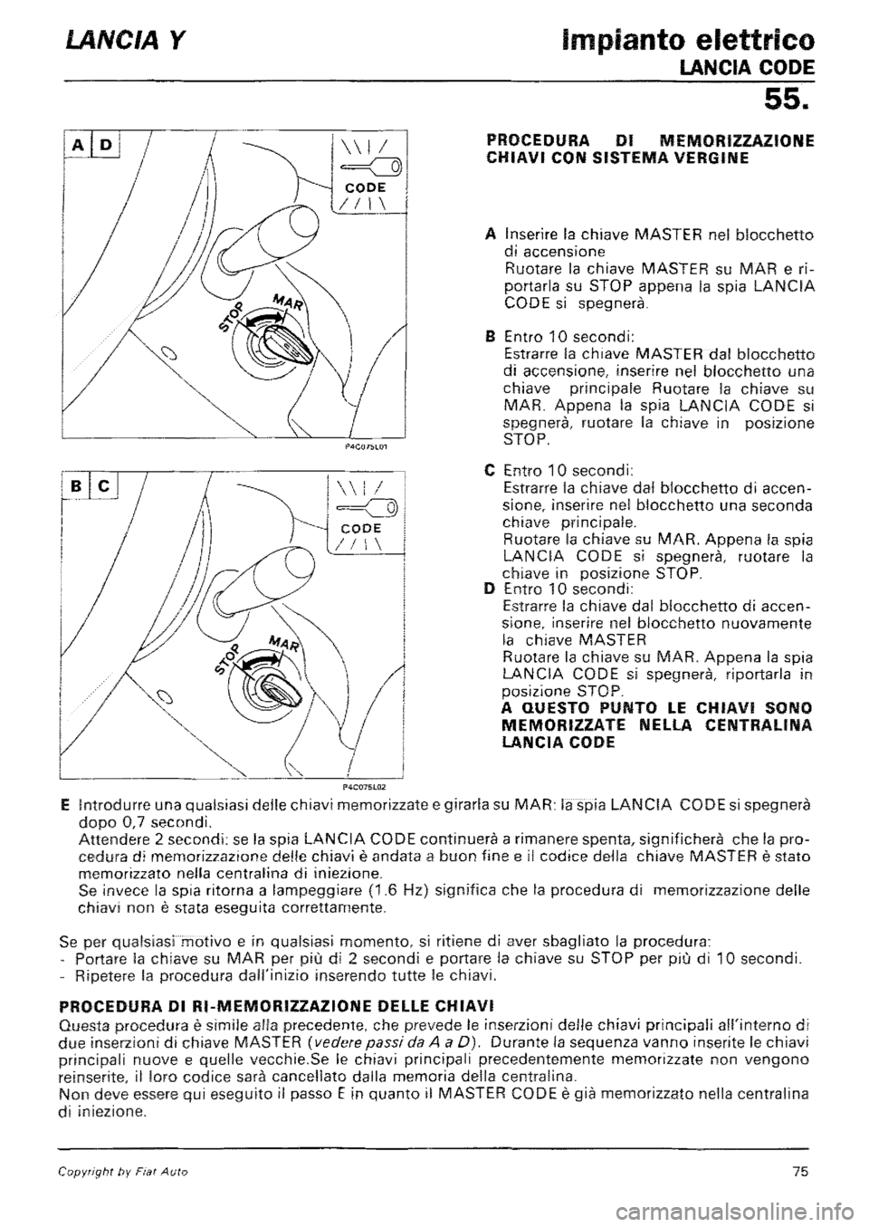 LANCIA Y 1997  Service Repair Manual 