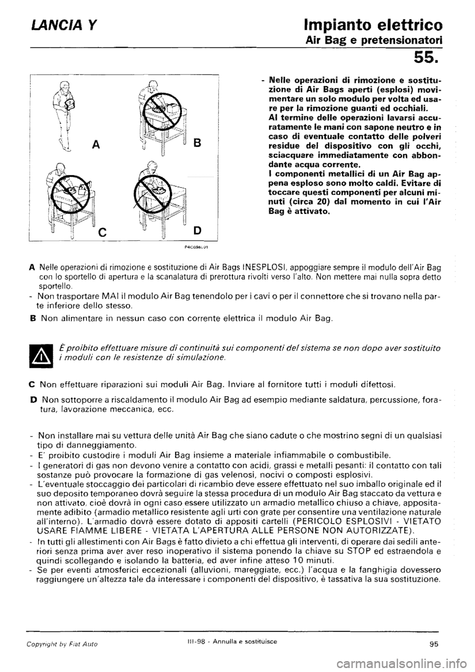 LANCIA Y 1997  Service Repair Manual 