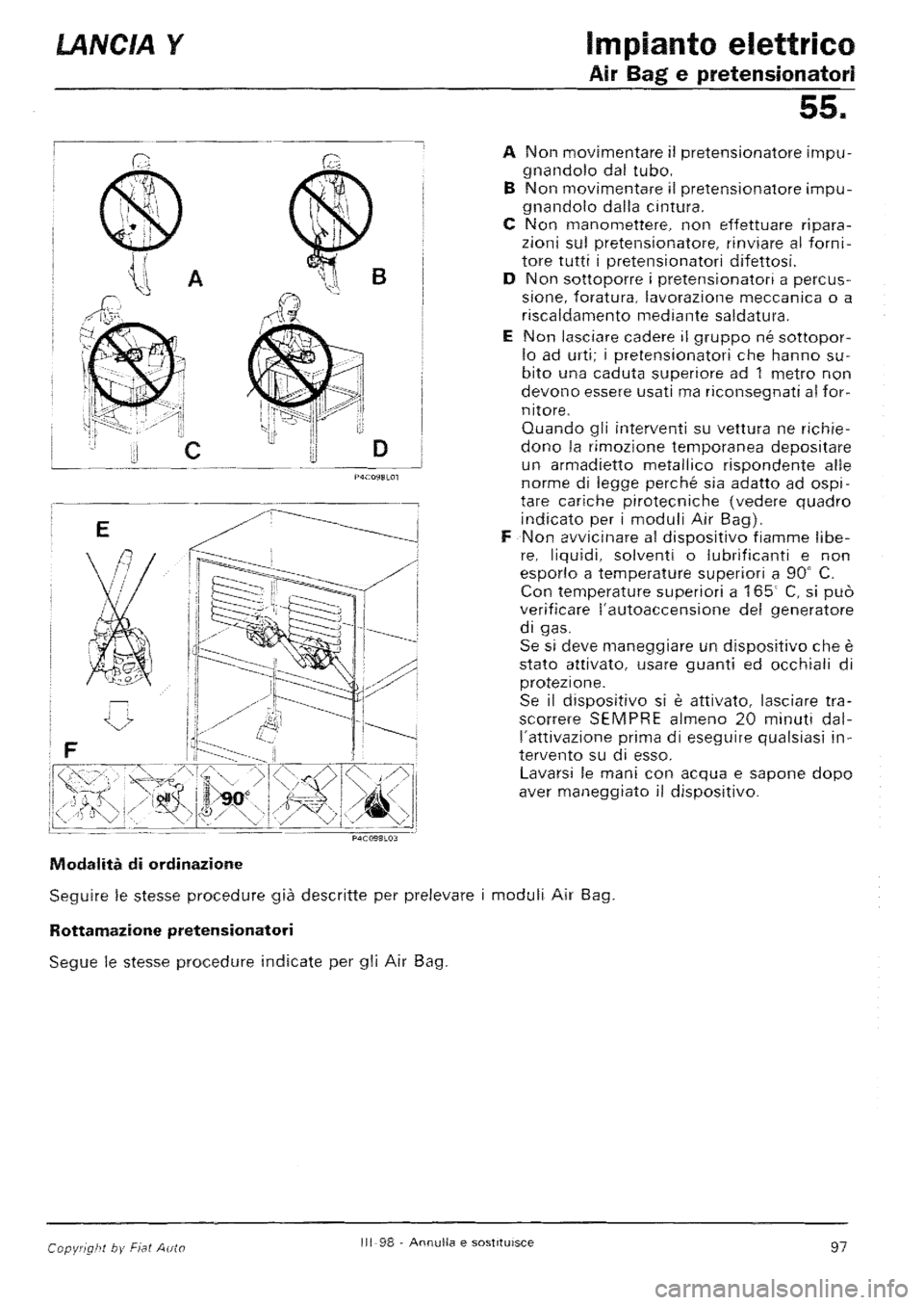 LANCIA Y 1997  Service Repair Manual 