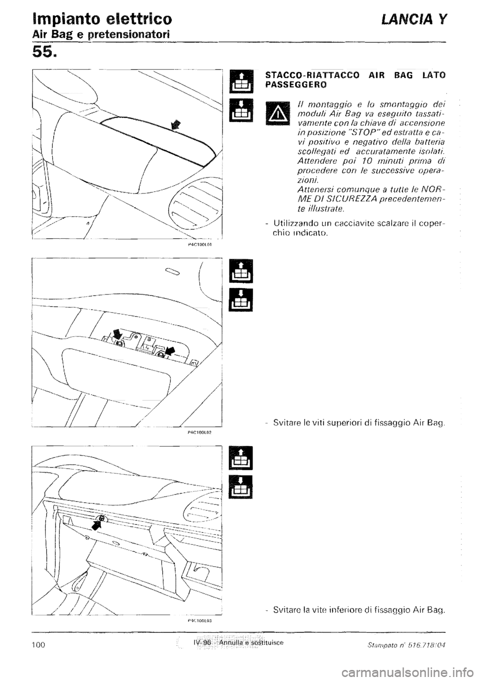 LANCIA Y 1997  Service Repair Manual 
