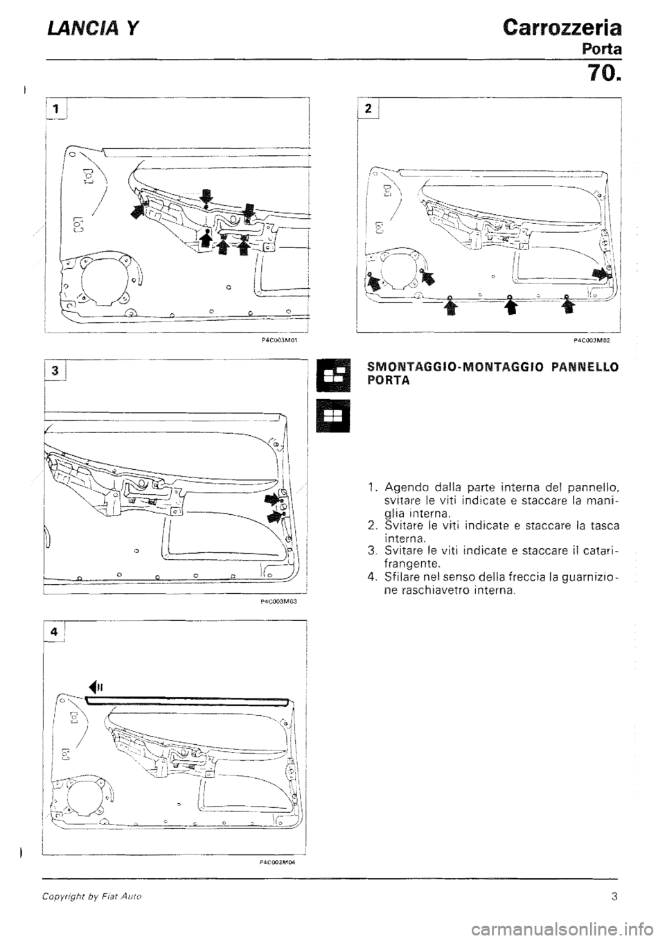 LANCIA Y 1997 Service Repair Manual LANCIA Y 1997 Service Repair Manual