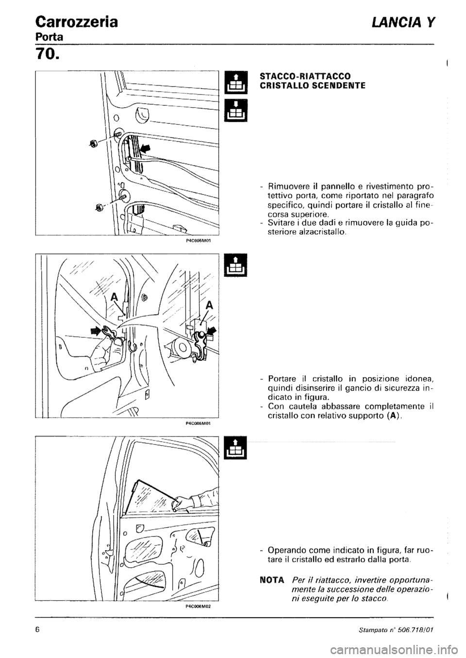 LANCIA Y 1997 Service Repair Manual LANCIA Y 1997 Service Repair Manual