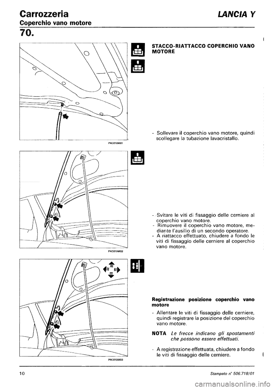 LANCIA Y 1997 Service Repair Manual LANCIA Y 1997 Service Repair Manual