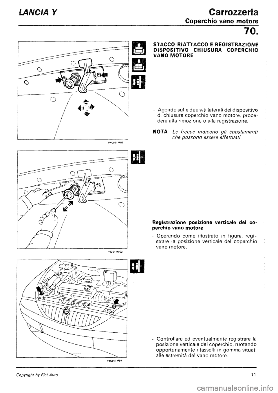 LANCIA Y 1997 Service Repair Manual LANCIA Y 1997 Service Repair Manual