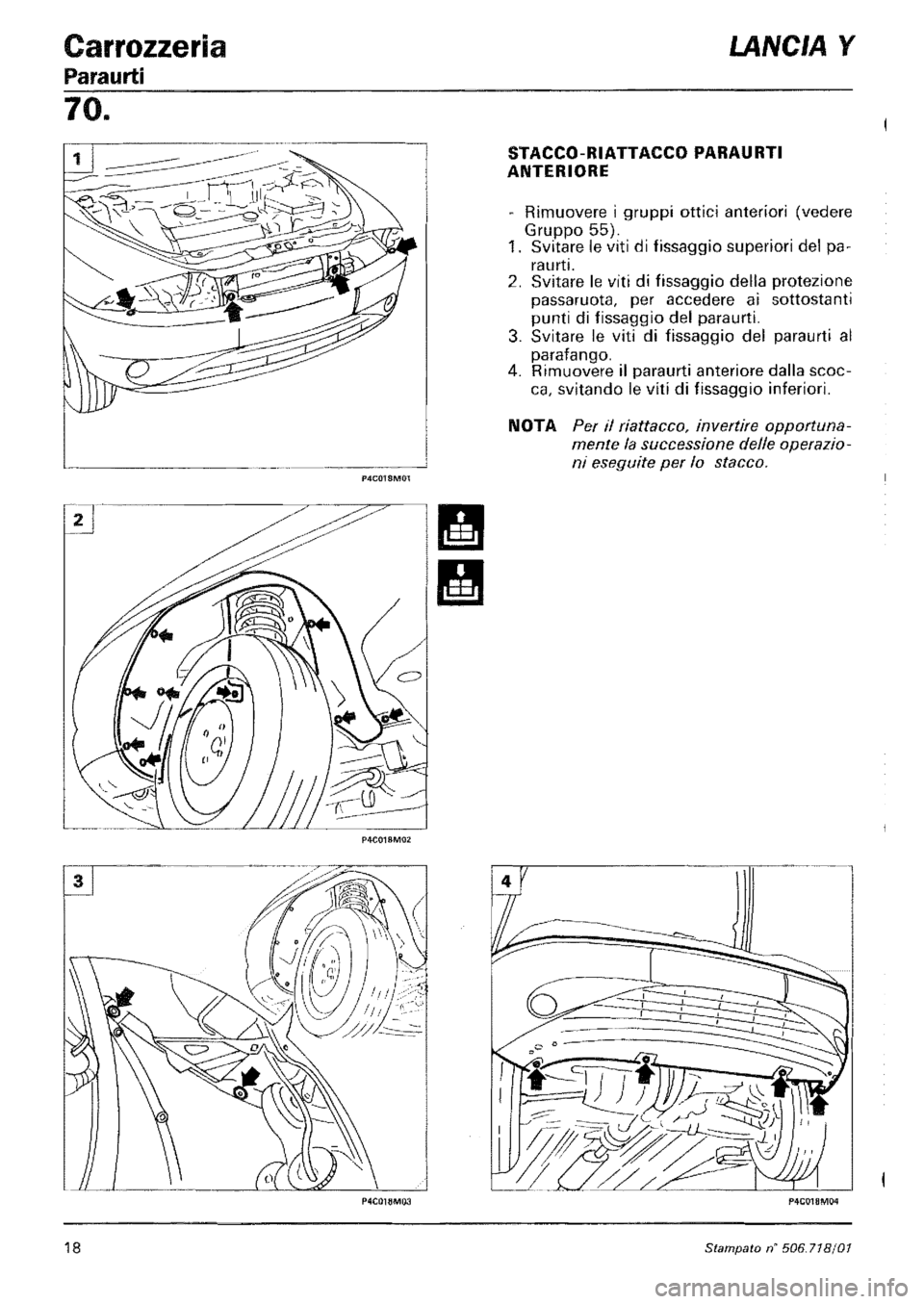 LANCIA Y 1997 Service Repair Manual LANCIA Y 1997 Service Repair Manual