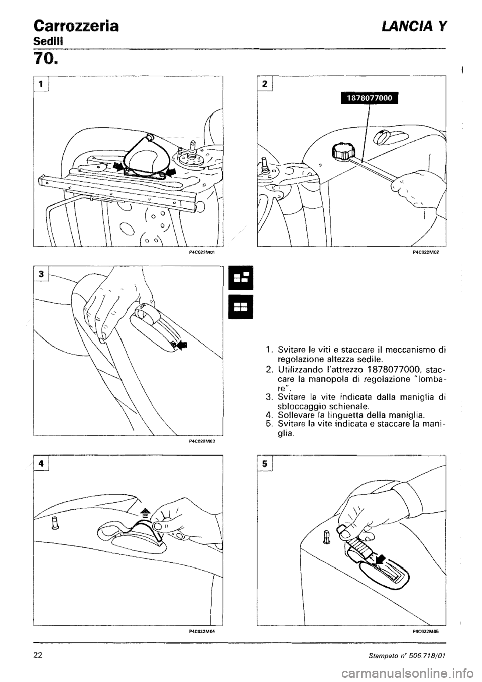LANCIA Y 1997 Service Repair Manual LANCIA Y 1997 Service Repair Manual