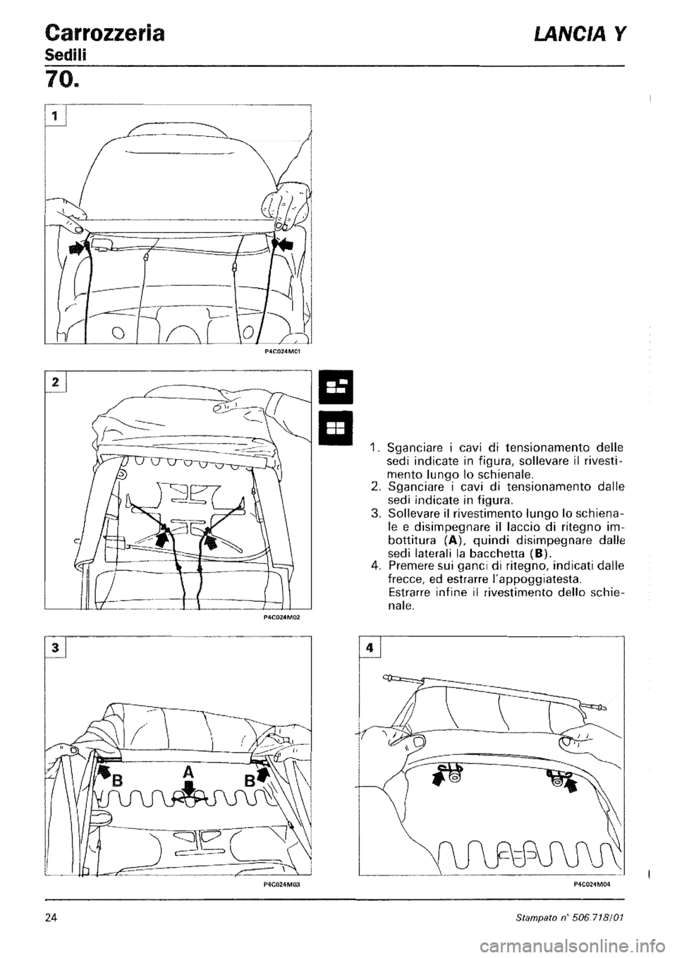 LANCIA Y 1997 Service Repair Manual LANCIA Y 1997 Service Repair Manual