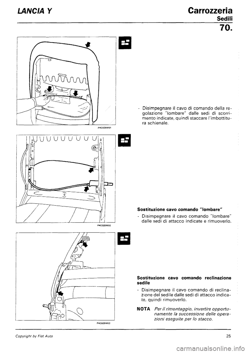 LANCIA Y 1997 Service Repair Manual LANCIA Y 1997 Service Repair Manual